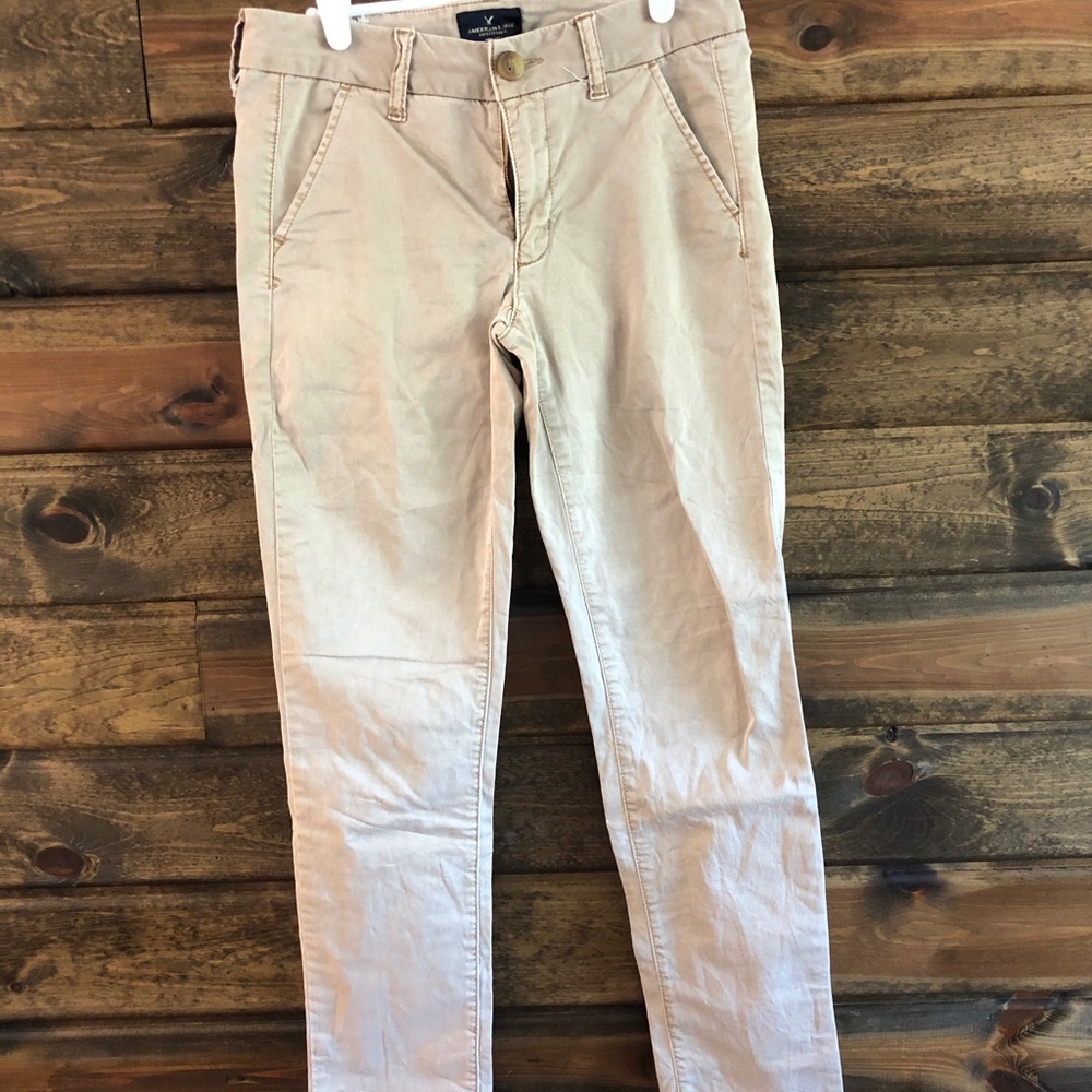 American Eagle Stretch Khaki Pants